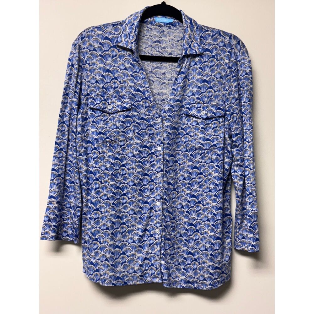 J. Mclaughlin Brynn Linen-Blend Button Up Shirt, … - image 2